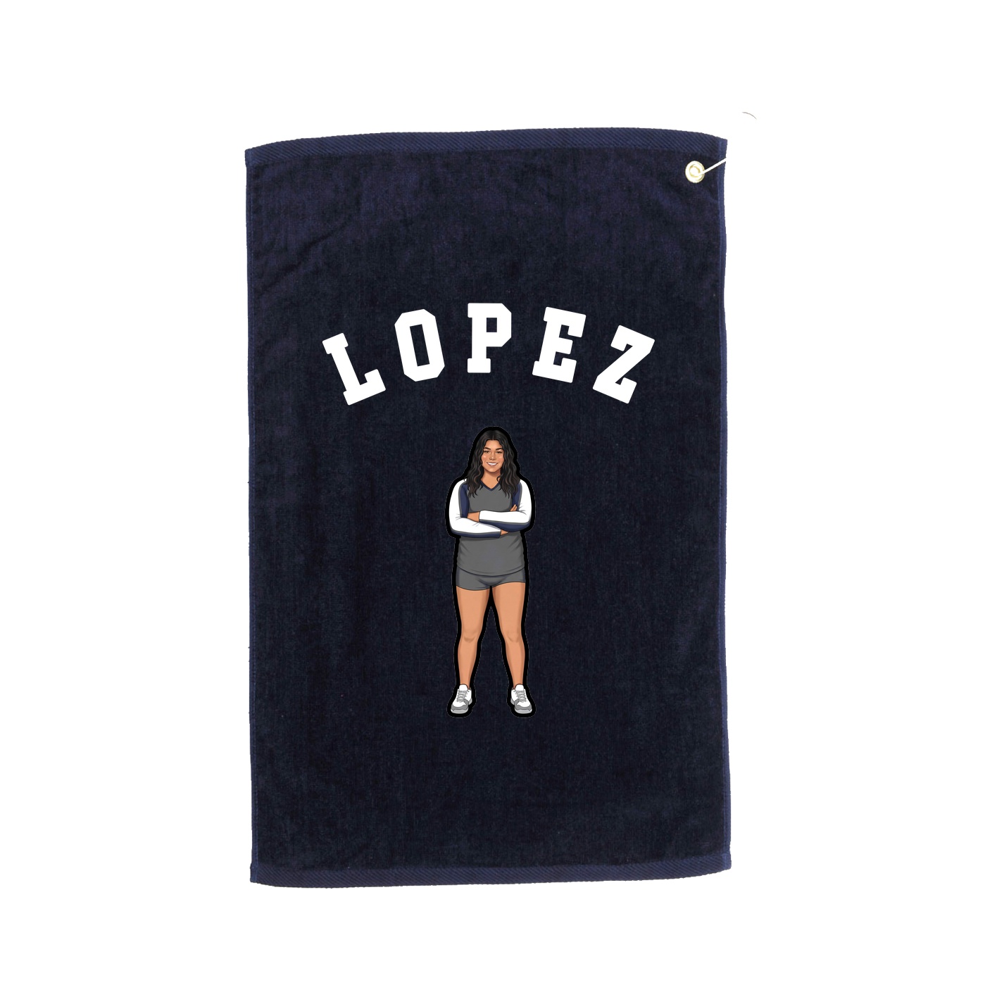 Golf Towel — Shirsey Arch in Navy
