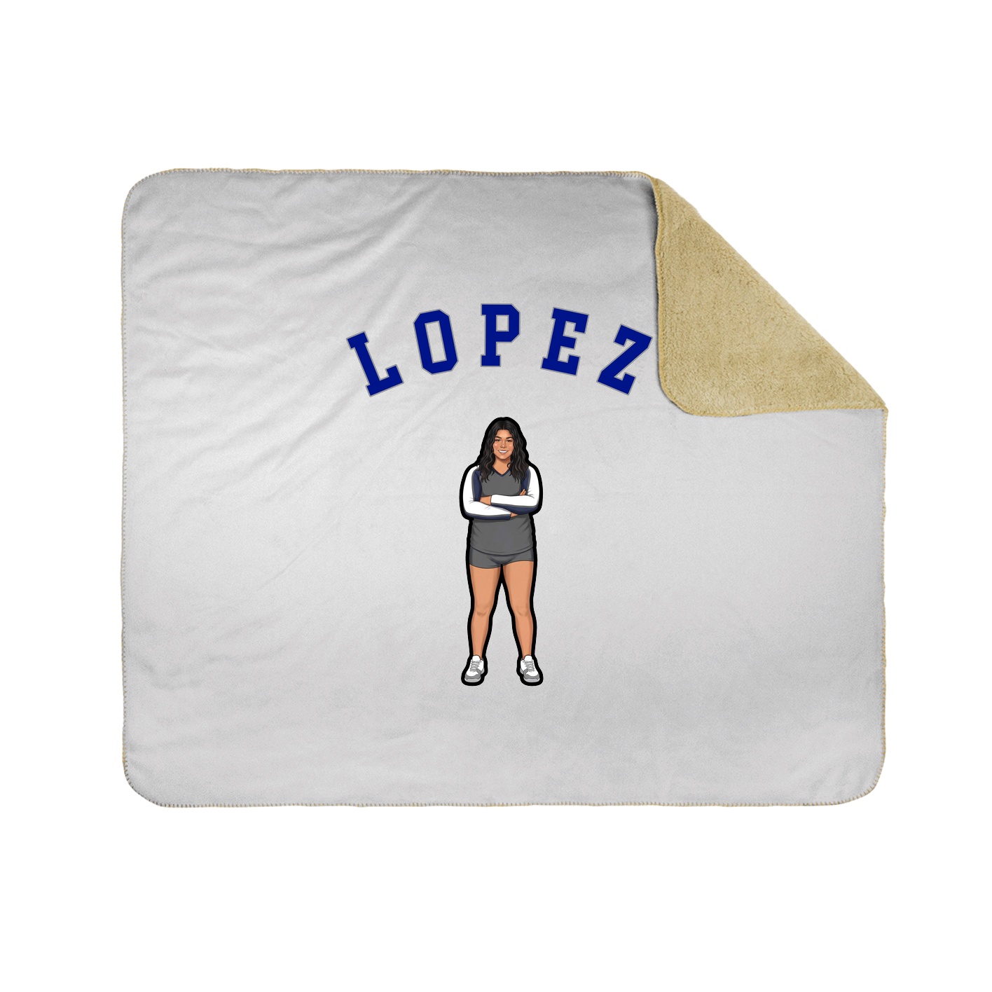 Throw Blanket — Shirsey Arch in White