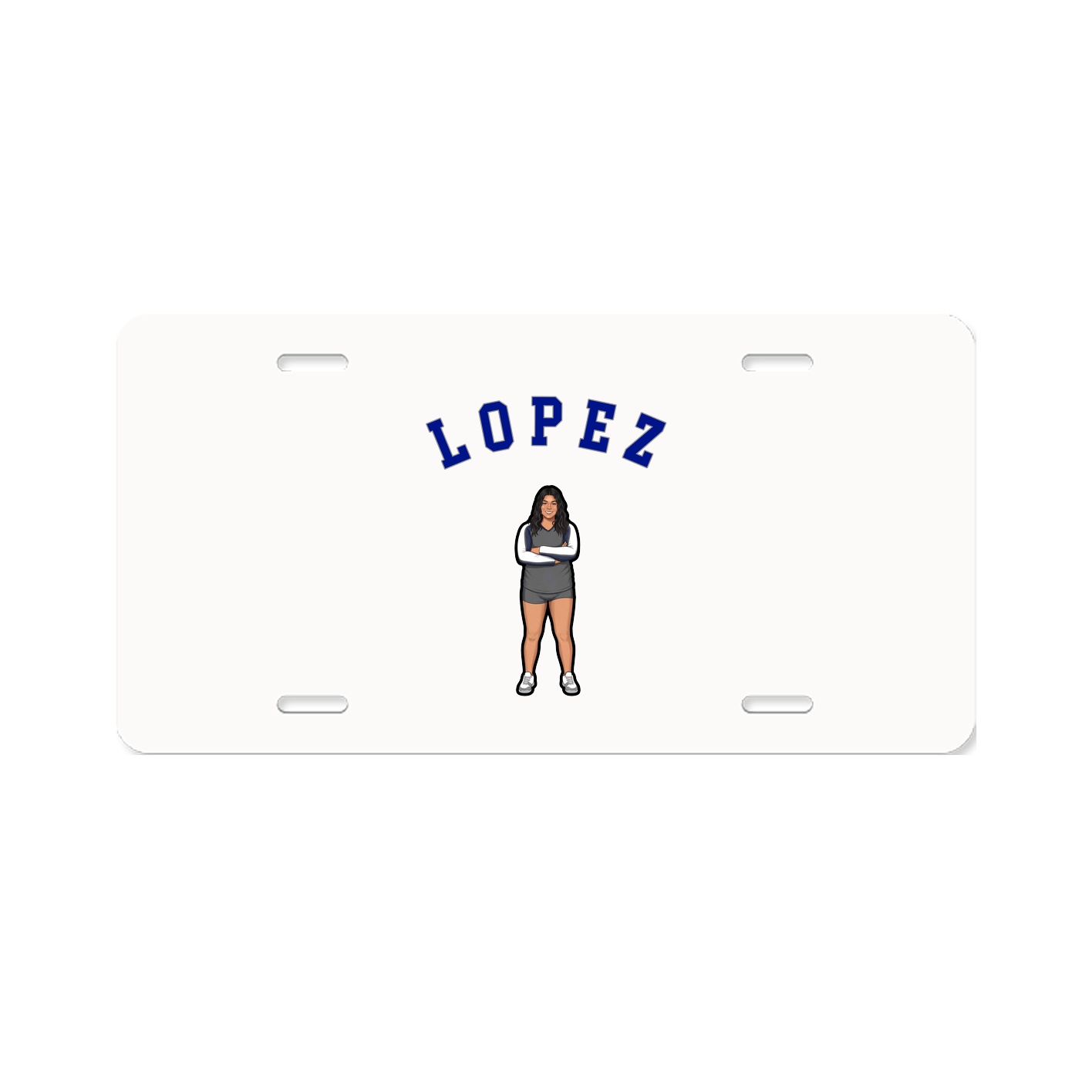 License Plate — Shirsey Arch in Classic