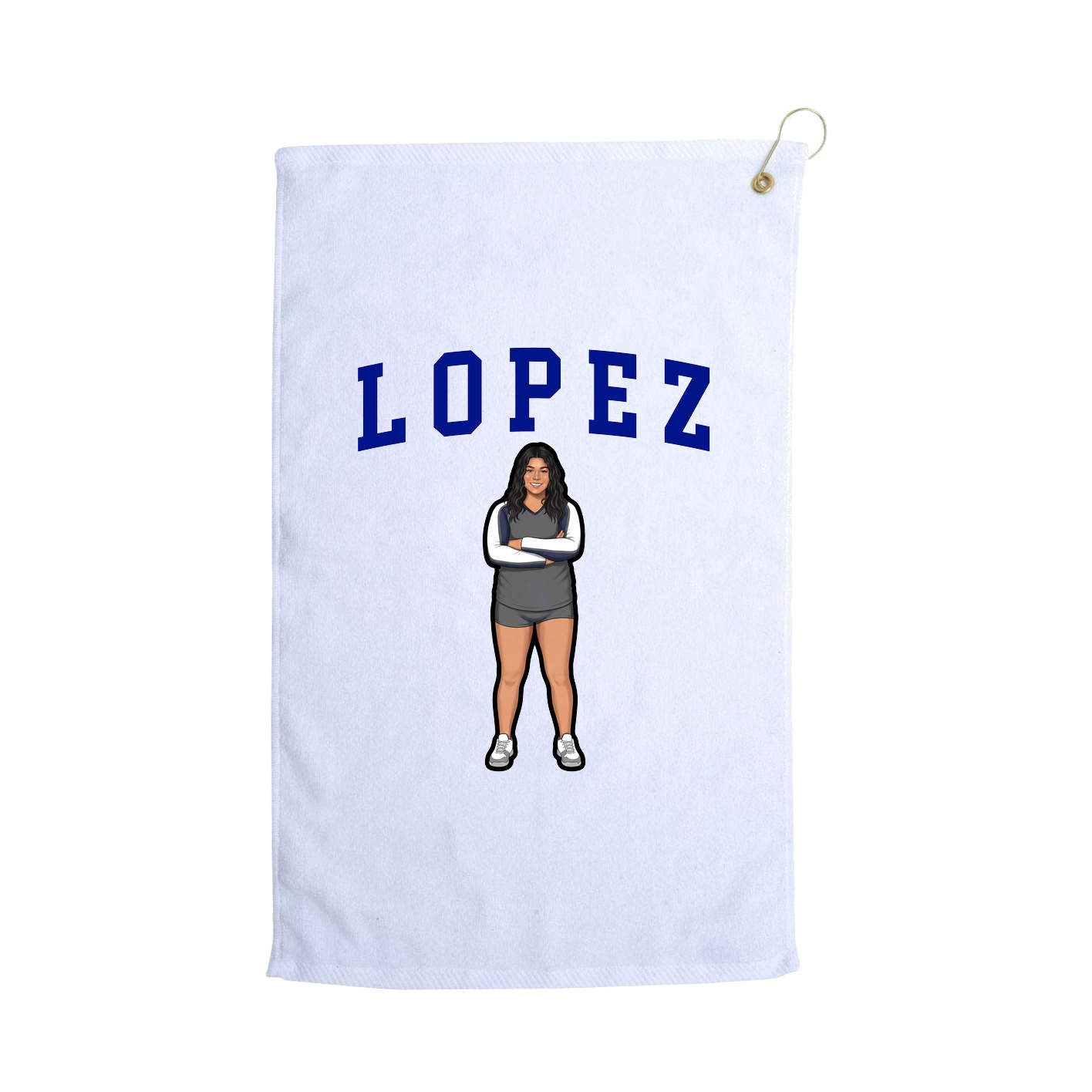Golf Towel — Shirsey in White