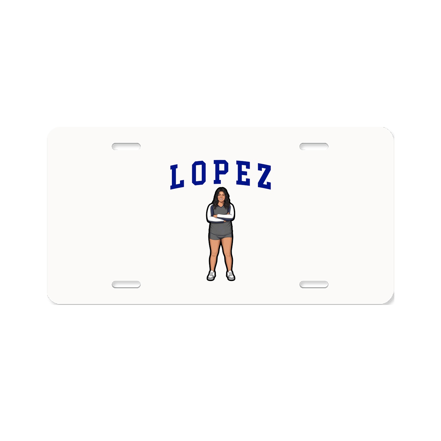 License Plate — Shirsey in Classic