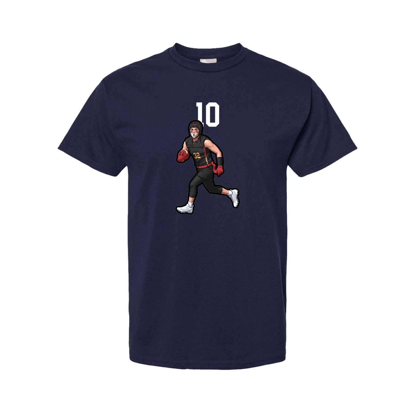 Youth Tee — Number Top in Navy