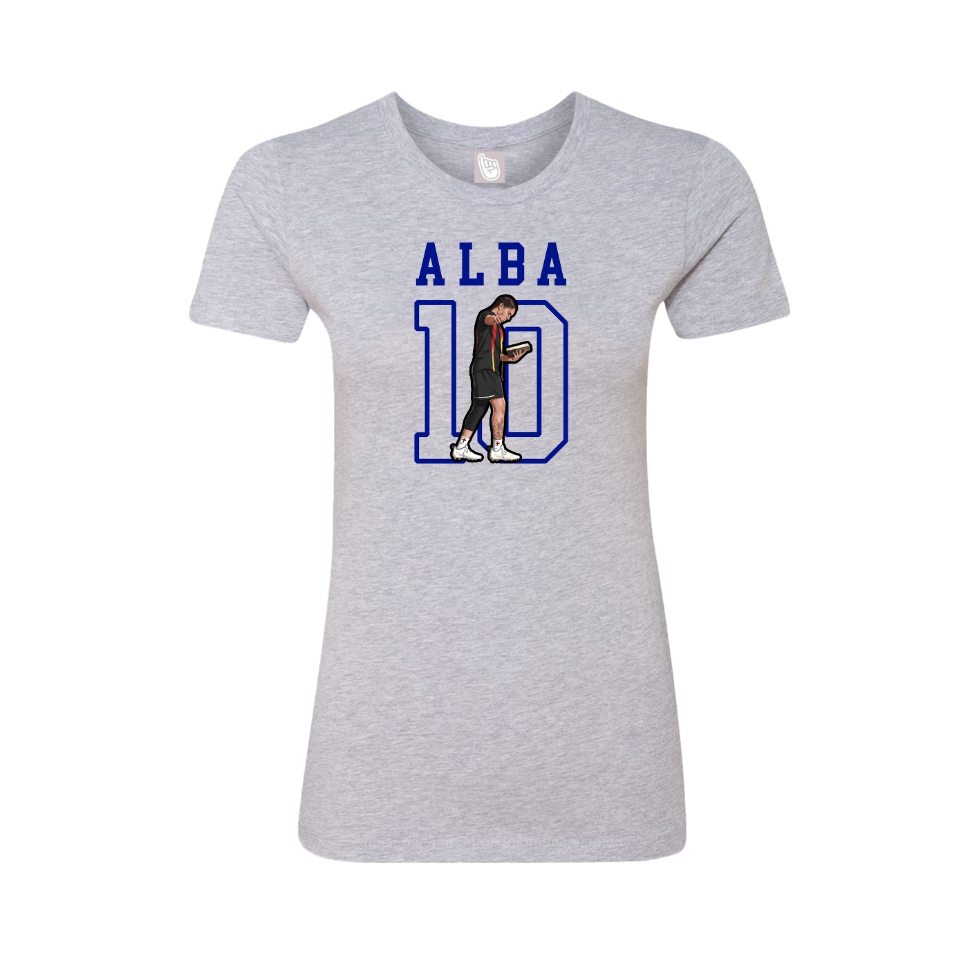 Fitted Women's Tee — Shirsey in Grey