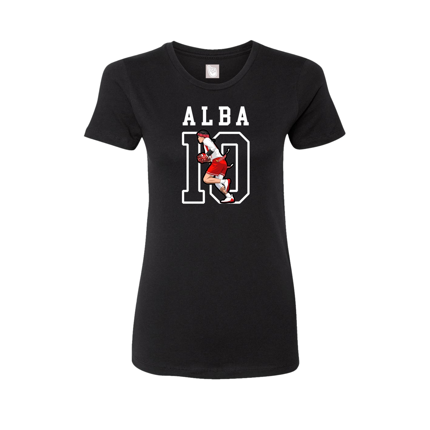 Fitted Women's Tee — Shirsey in Black