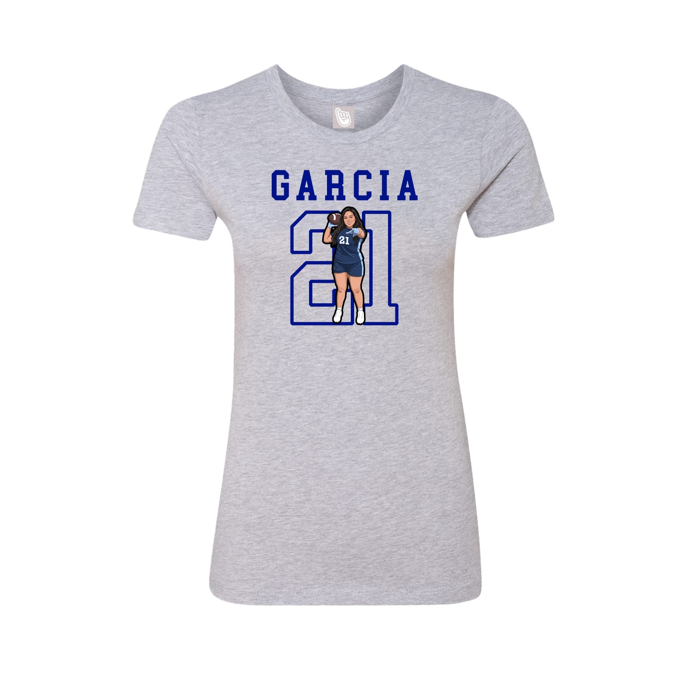 Fitted Women's Tee — Shirsey in Grey