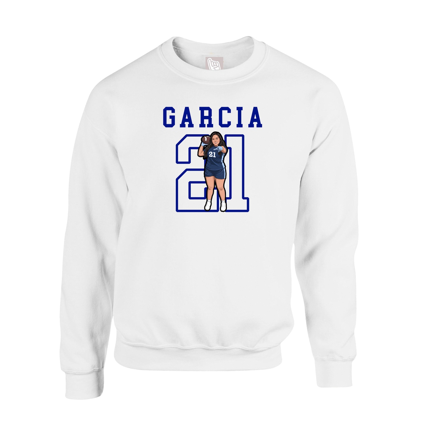 Fleece Crew — Shirsey in White