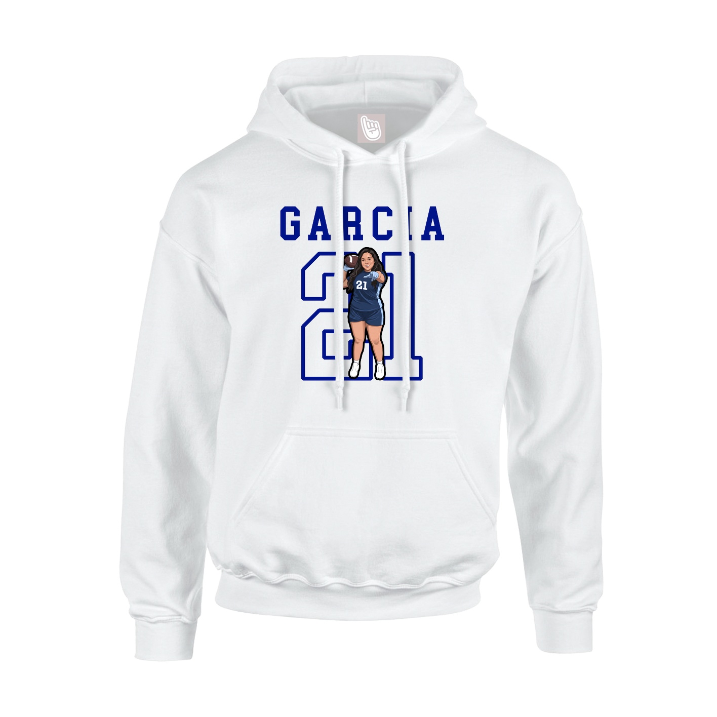 Youth Hoodie — Shirsey in White