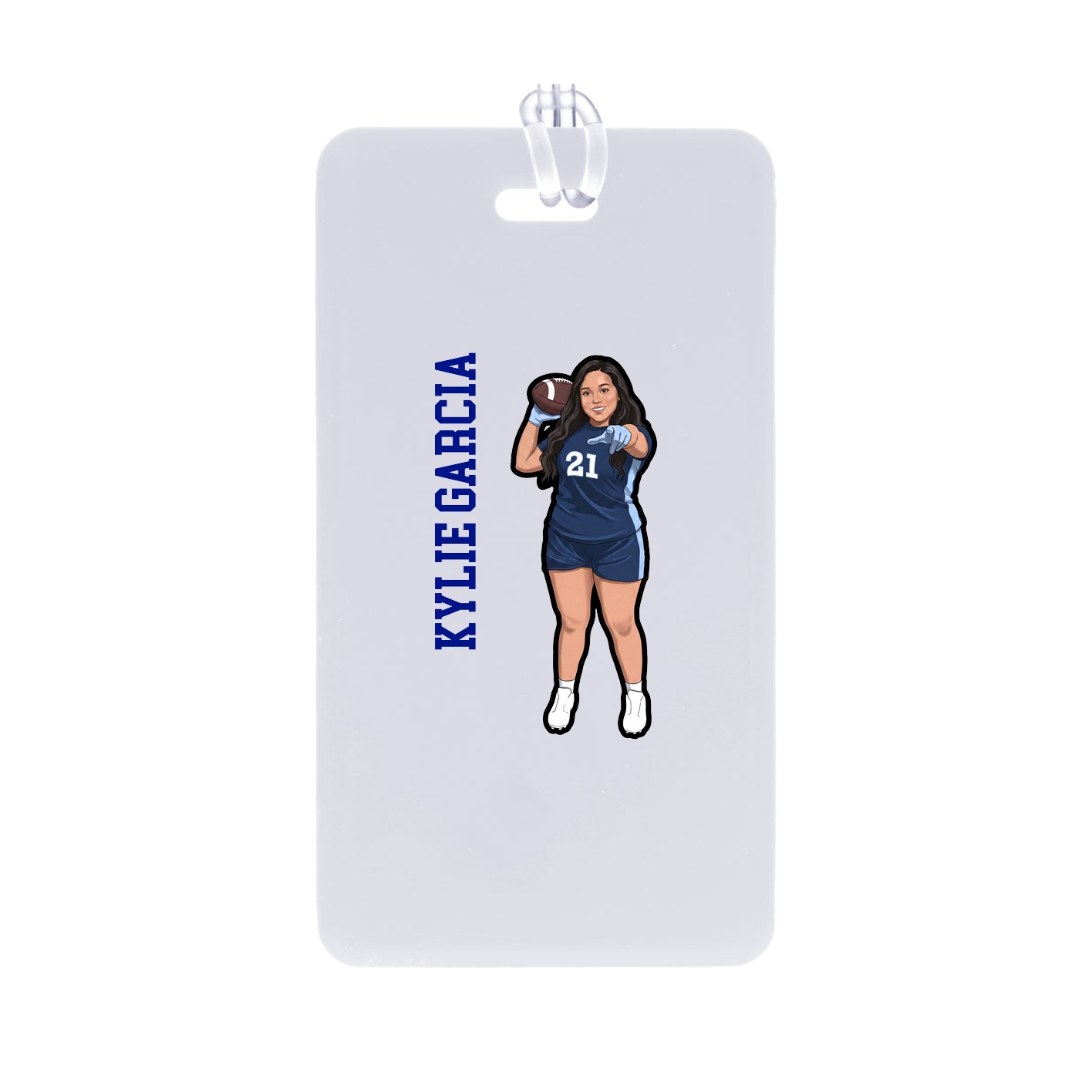 Bag Tag — Name Vertical in Classic