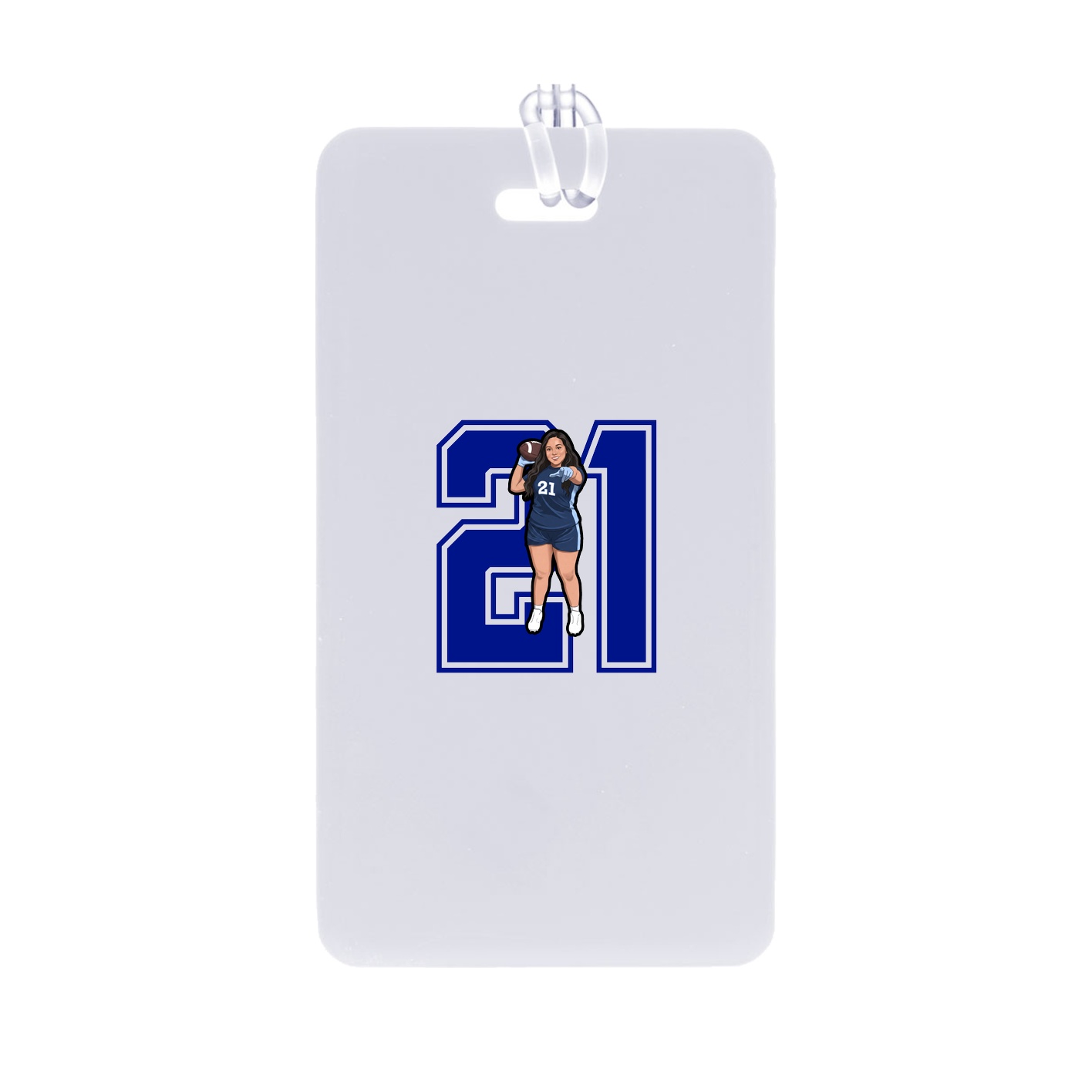 Bag Tag — Number in Classic