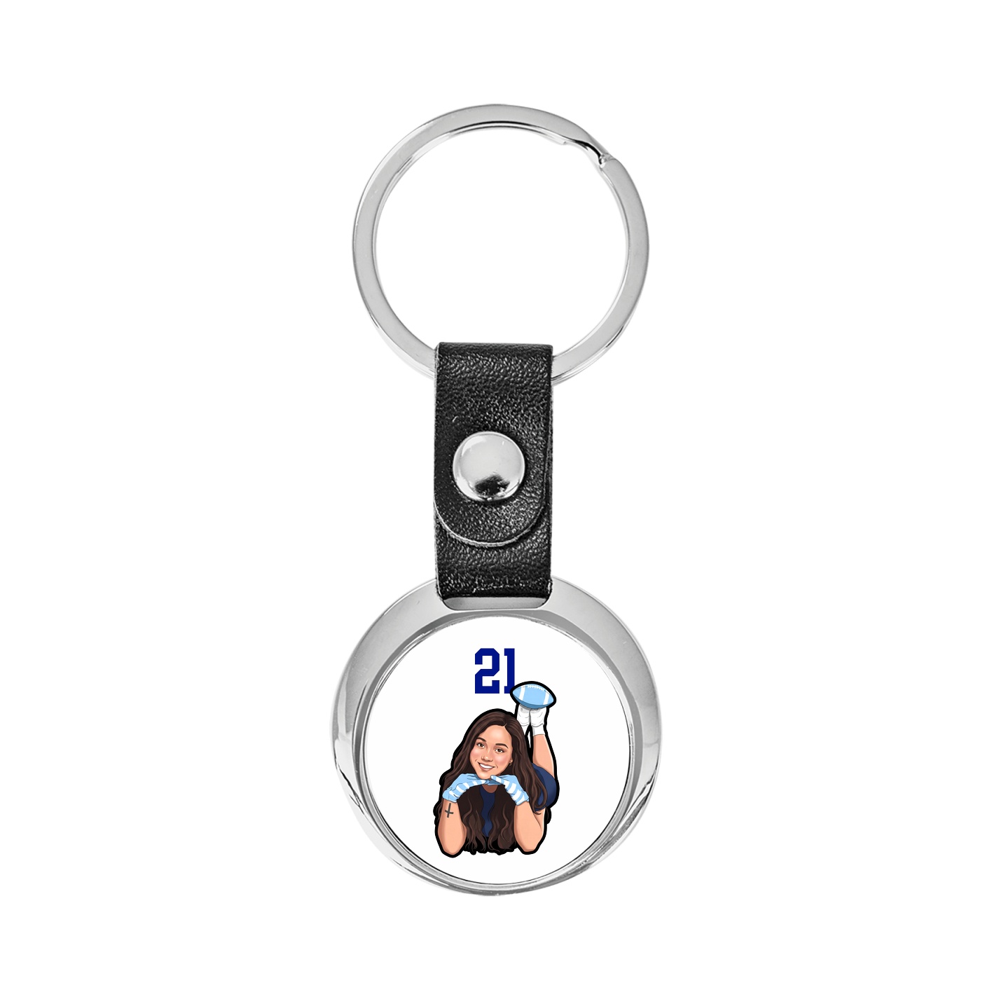 Key Chain — Number Top in Classic