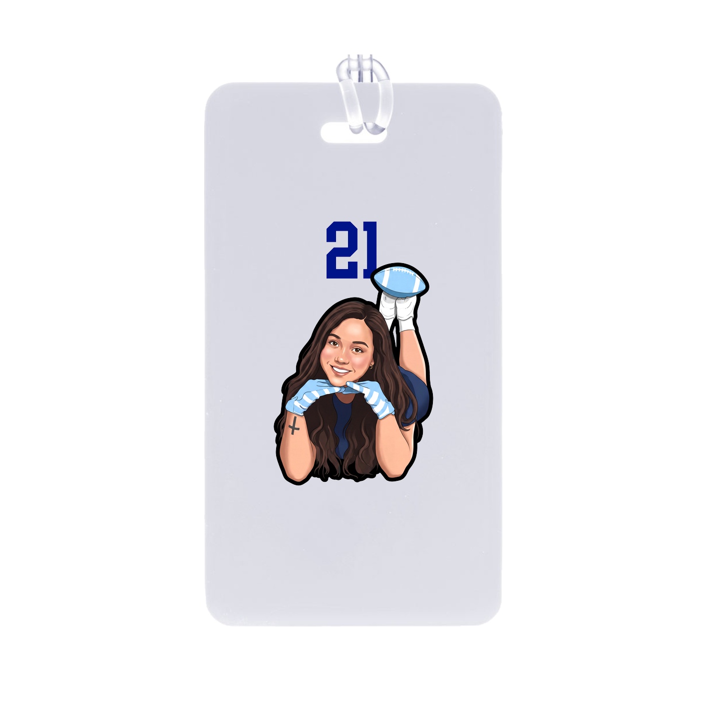 Bag Tag — Number Top in Classic