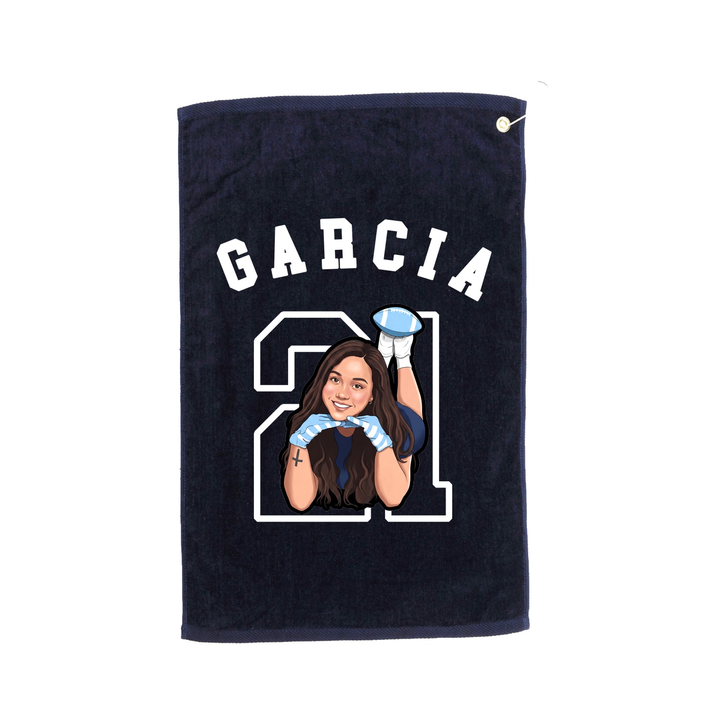 Golf Towel — Shirsey Arch in Navy