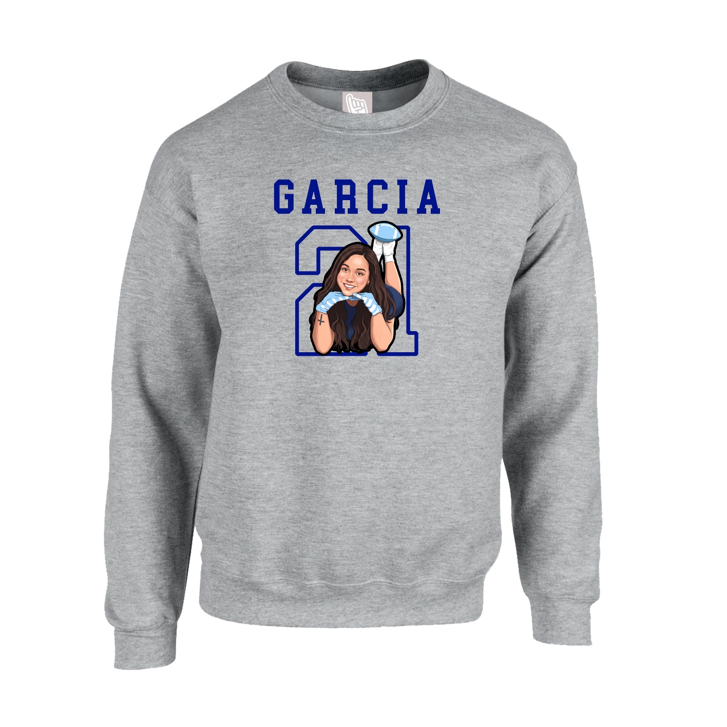 Fleece Crew — Shirsey in Grey