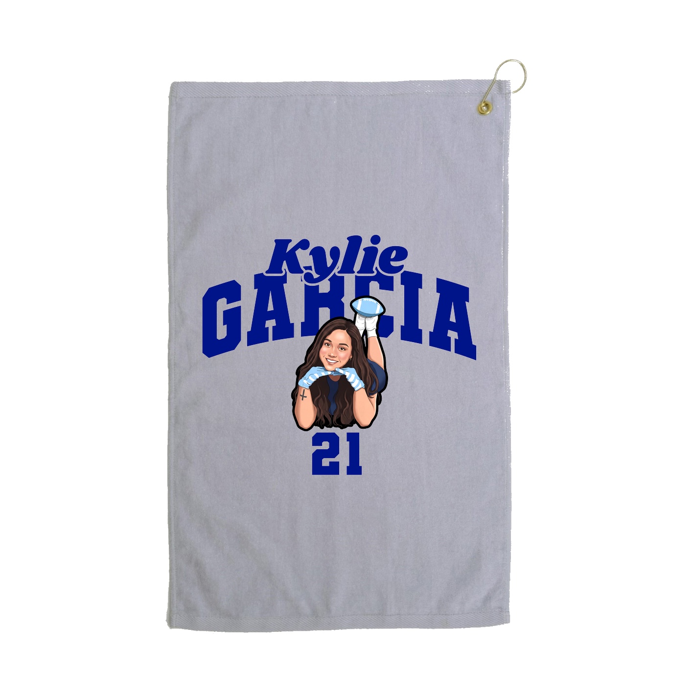 Golf Towel — Signature Arch in Grey