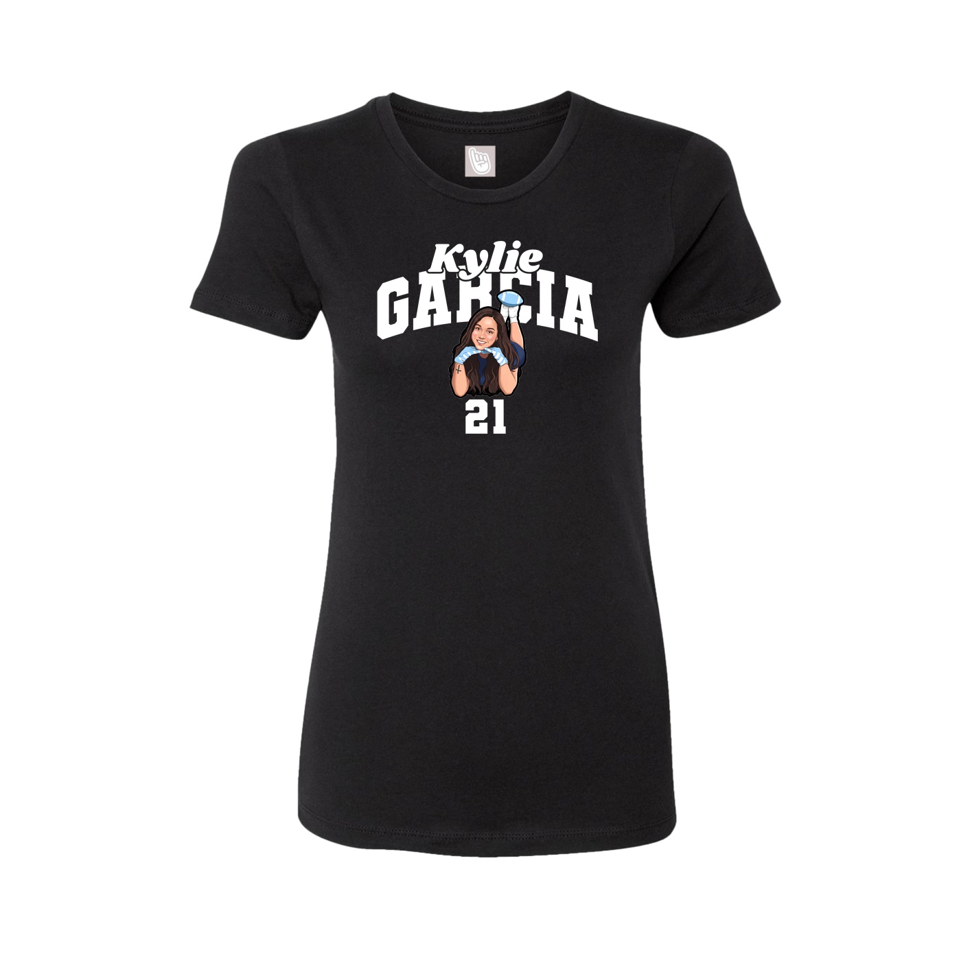 Womens Tee — Signature Arch in Black