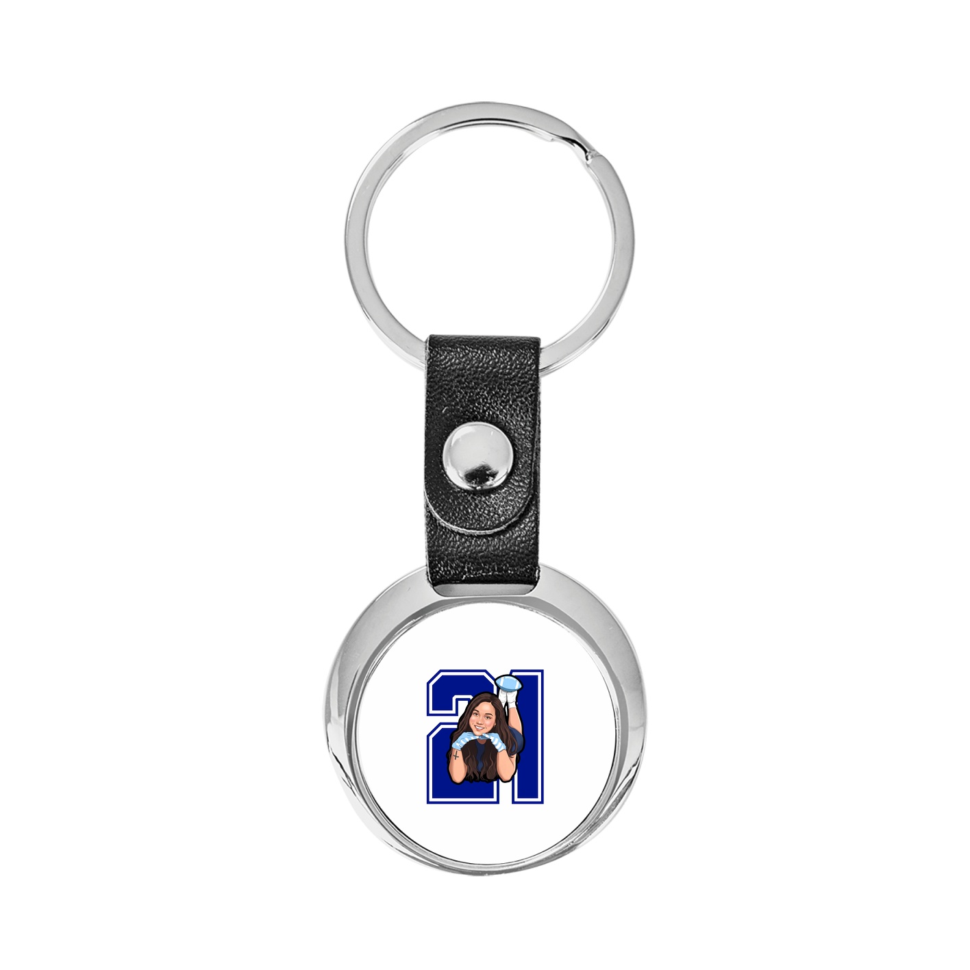 Key Chain — Number in Classic