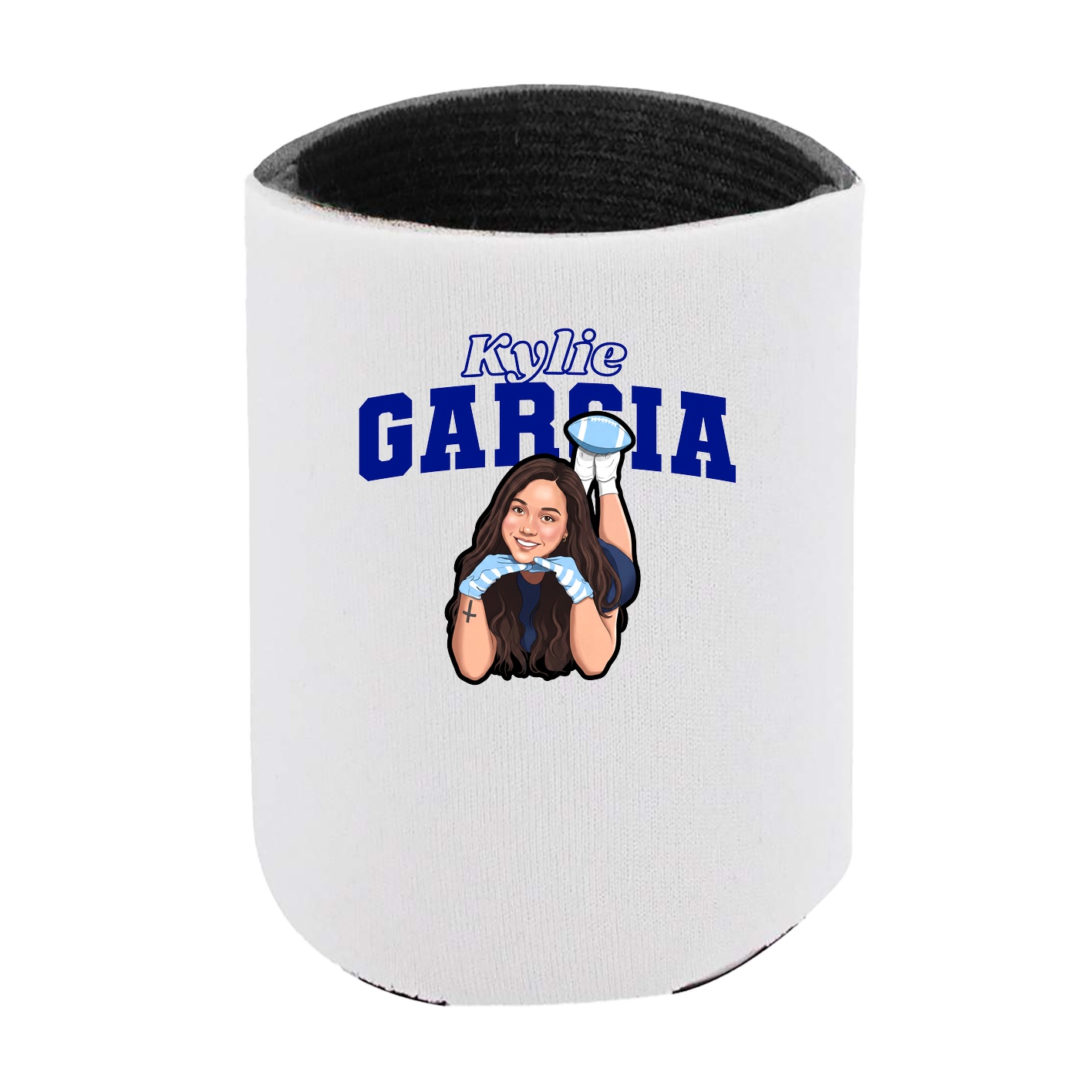 Can Holder — Name Arch in White