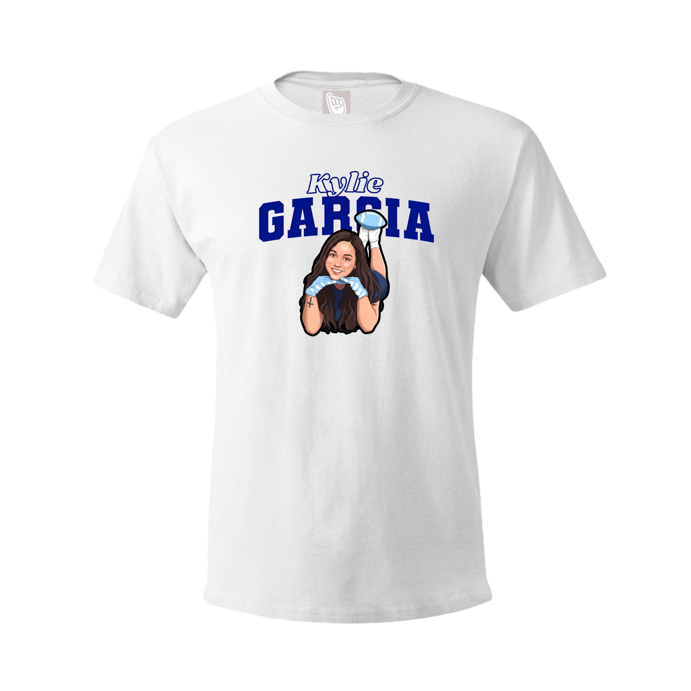 Tee — Name Arch in White