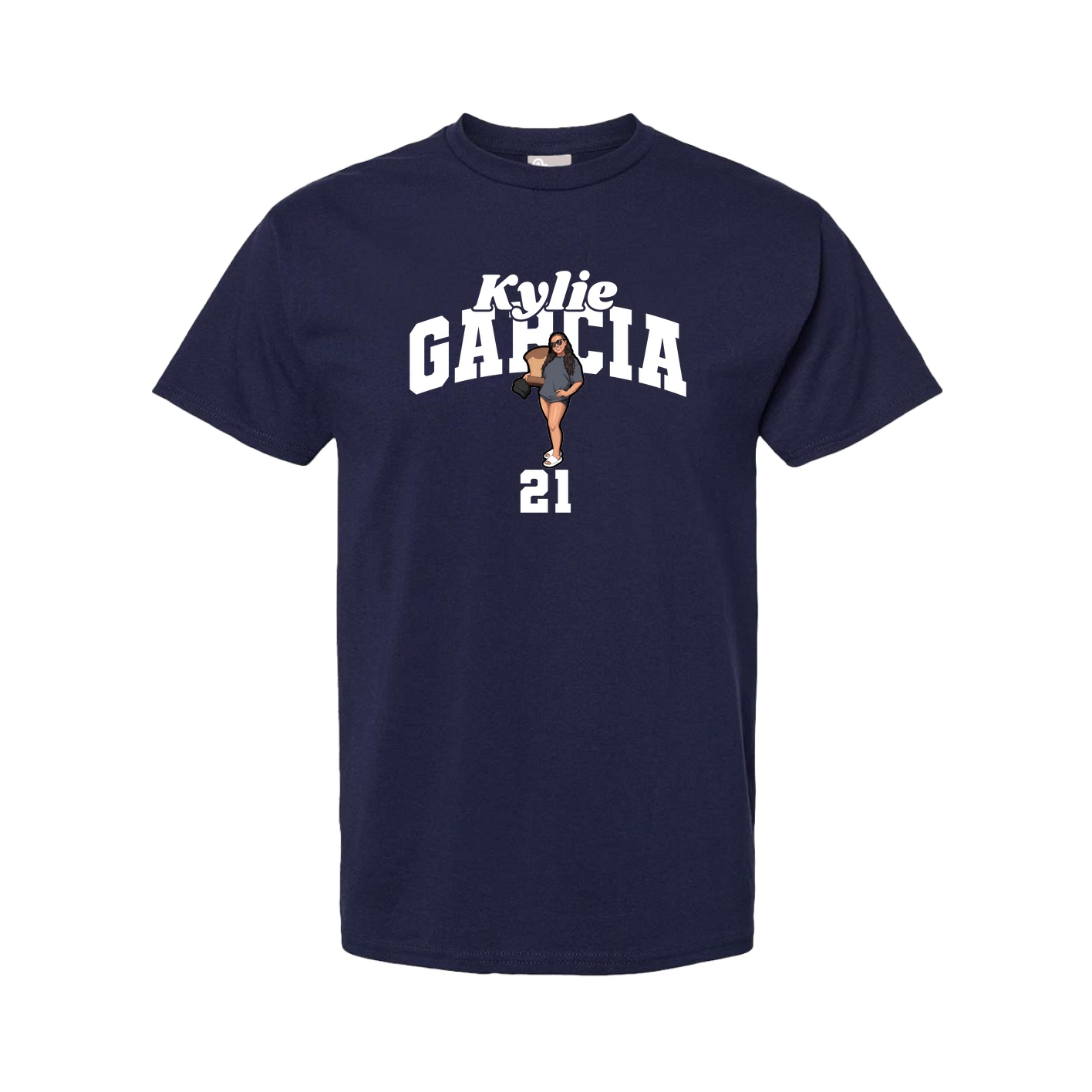 Tee — Signature Arch in Navy
