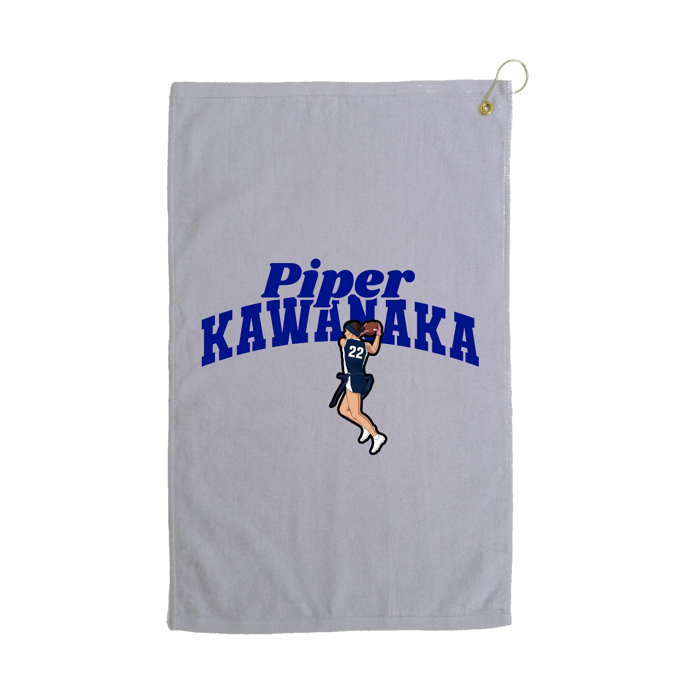 Golf Towel — Signature Arch in Grey