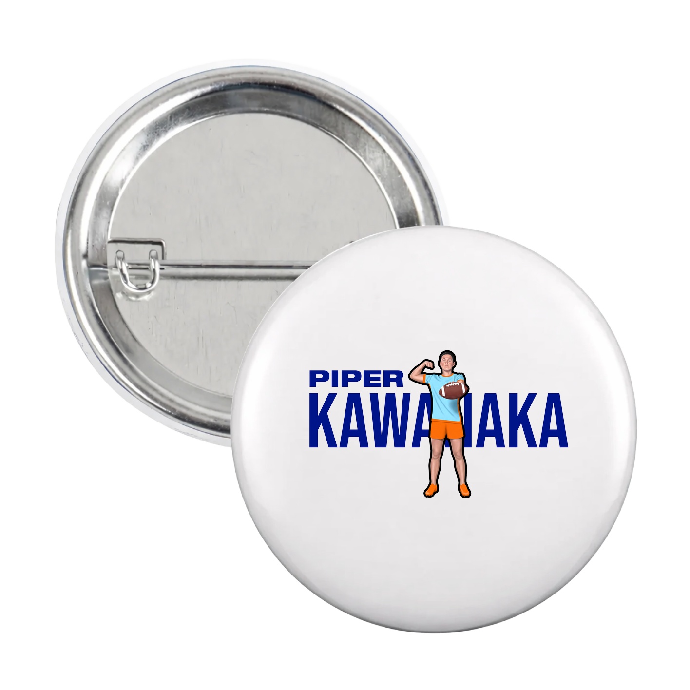 Game Day Button — Player Name in White