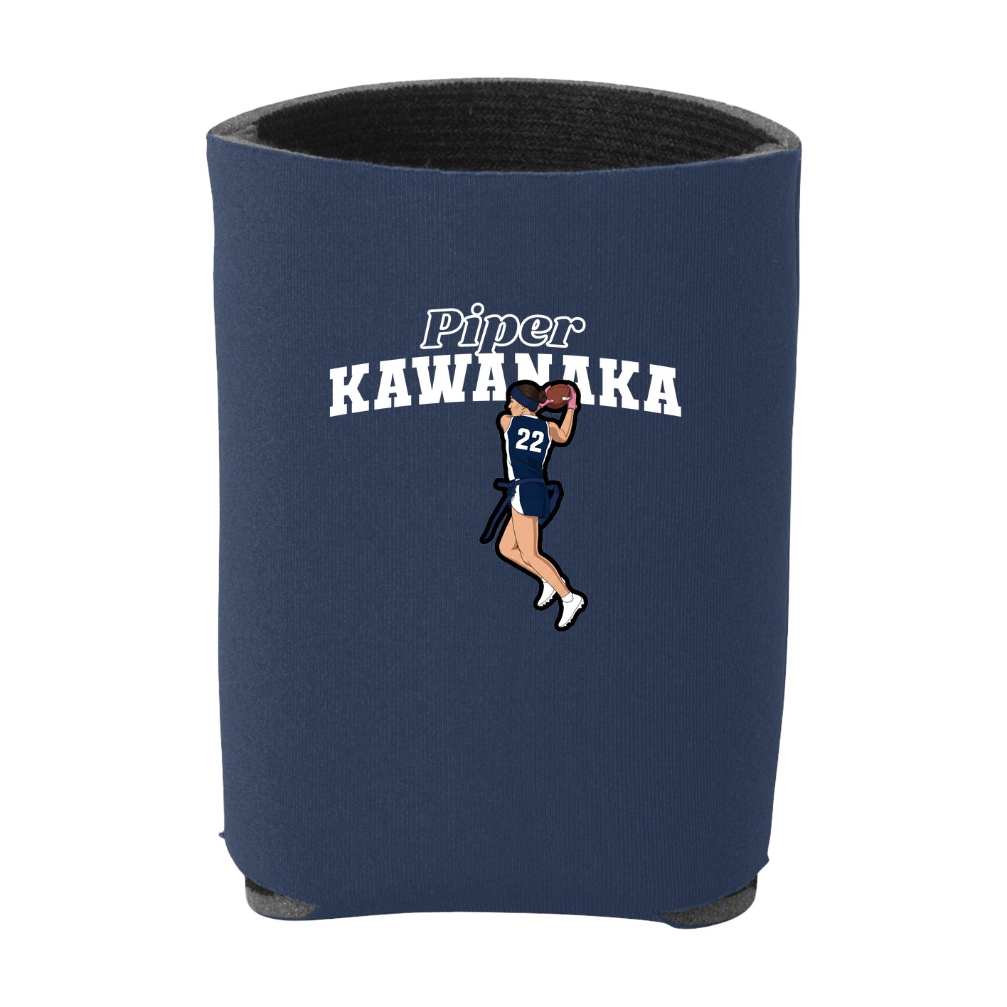 Can Holder — Name Arch in Navy