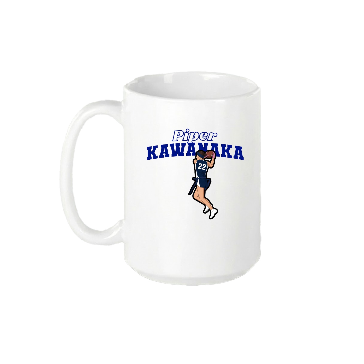 15oz Coffee Mug — Name Arch in White