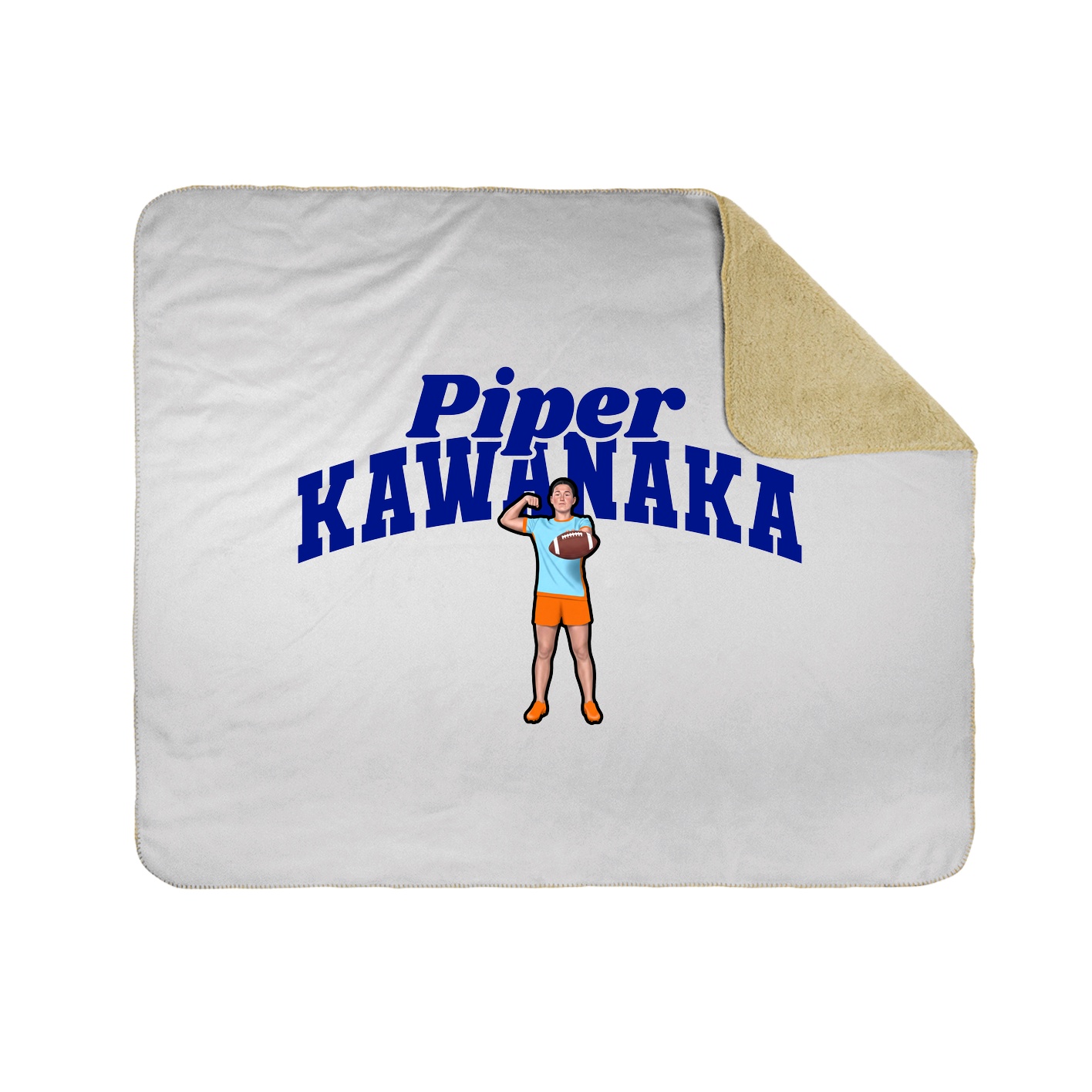 Throw Blanket — Signature Arch in White