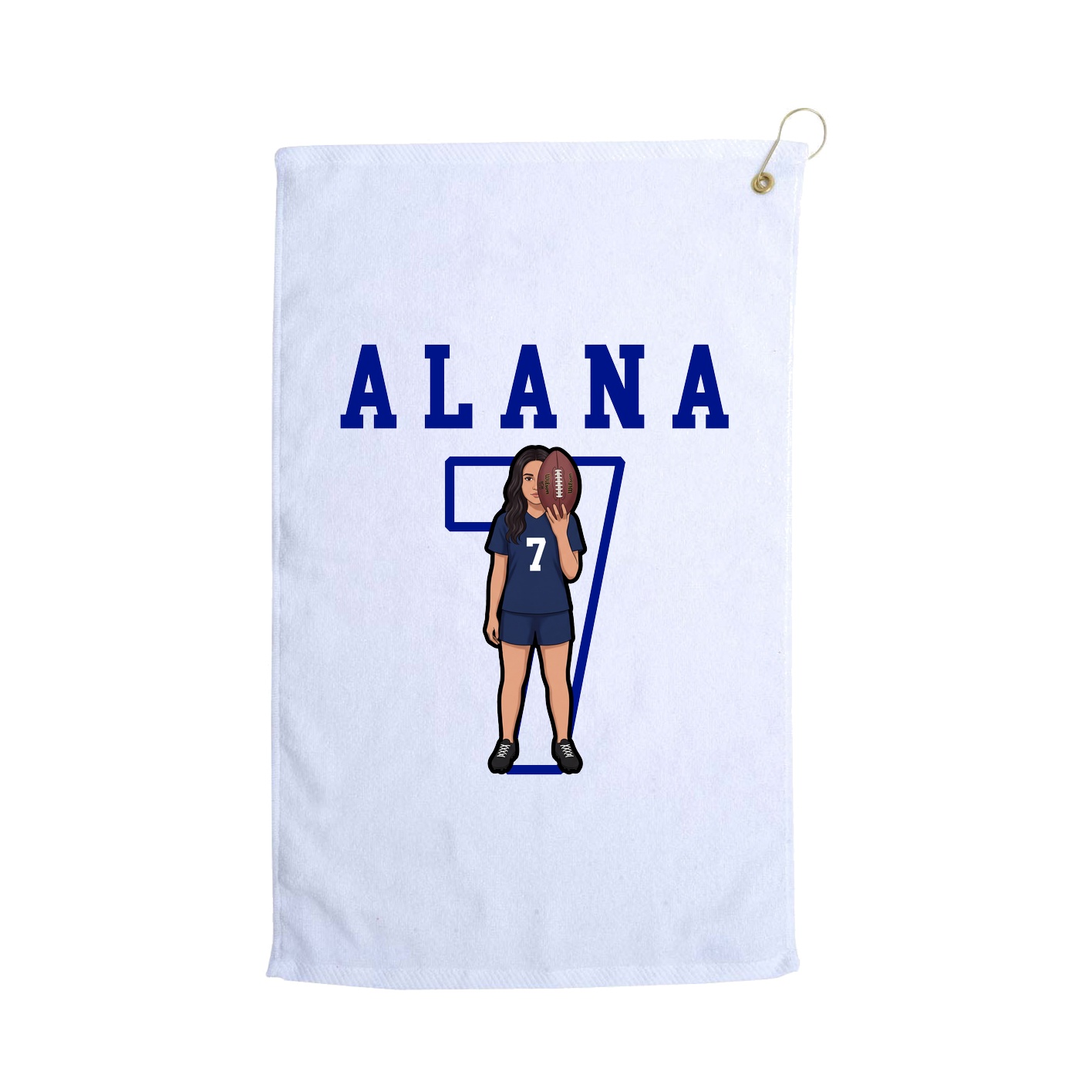 Golf Towel — Shirsey in White