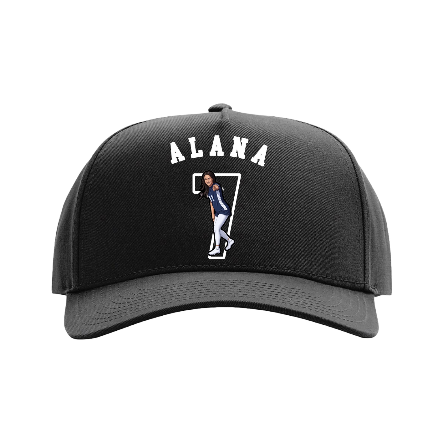 Full Fabric Five-Panel Champ Cap
