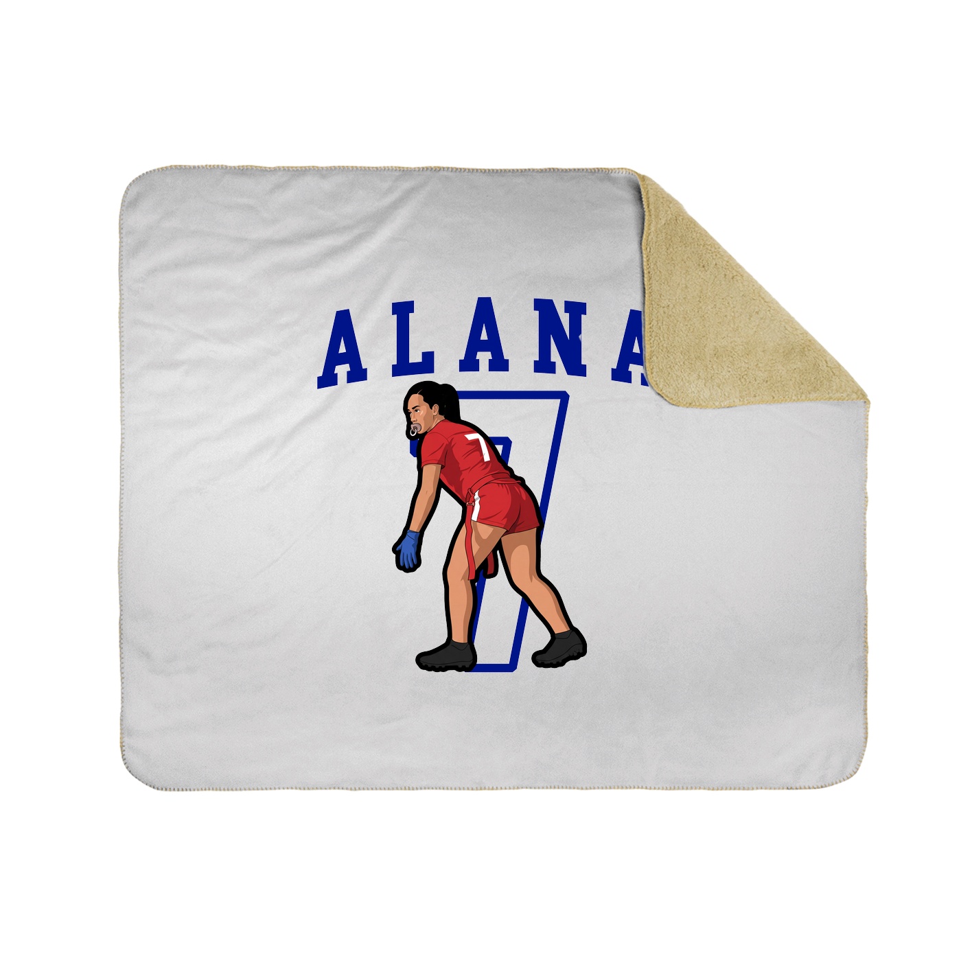 50x60 Sherpa Lined Throw Blanket