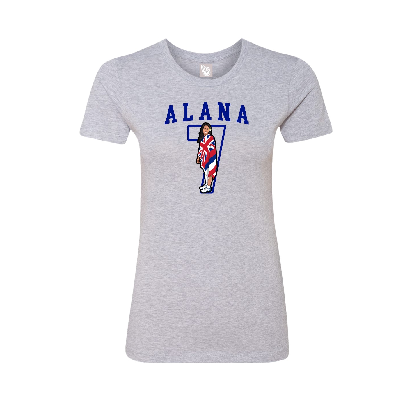 Fitted Women's Tee — Shirsey in Grey