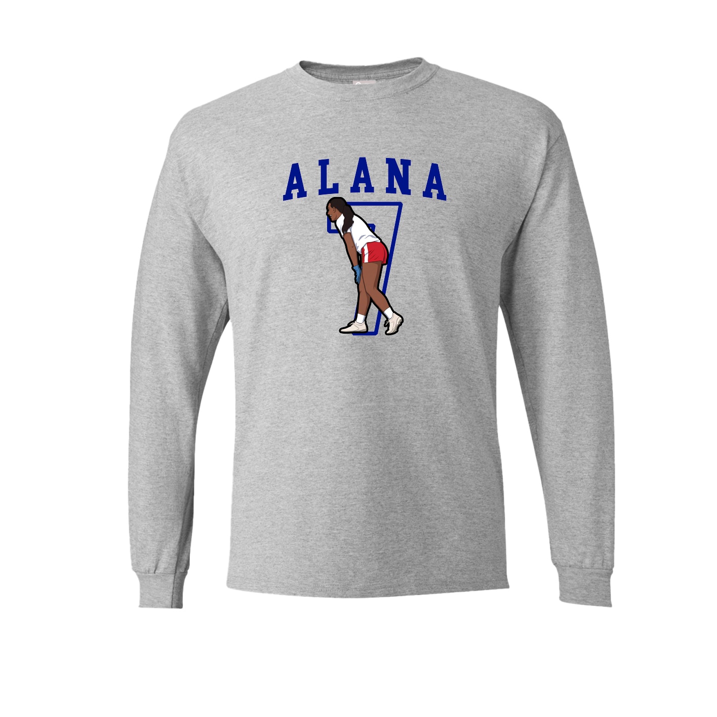 Long Sleeve Tee — Shirsey in Grey