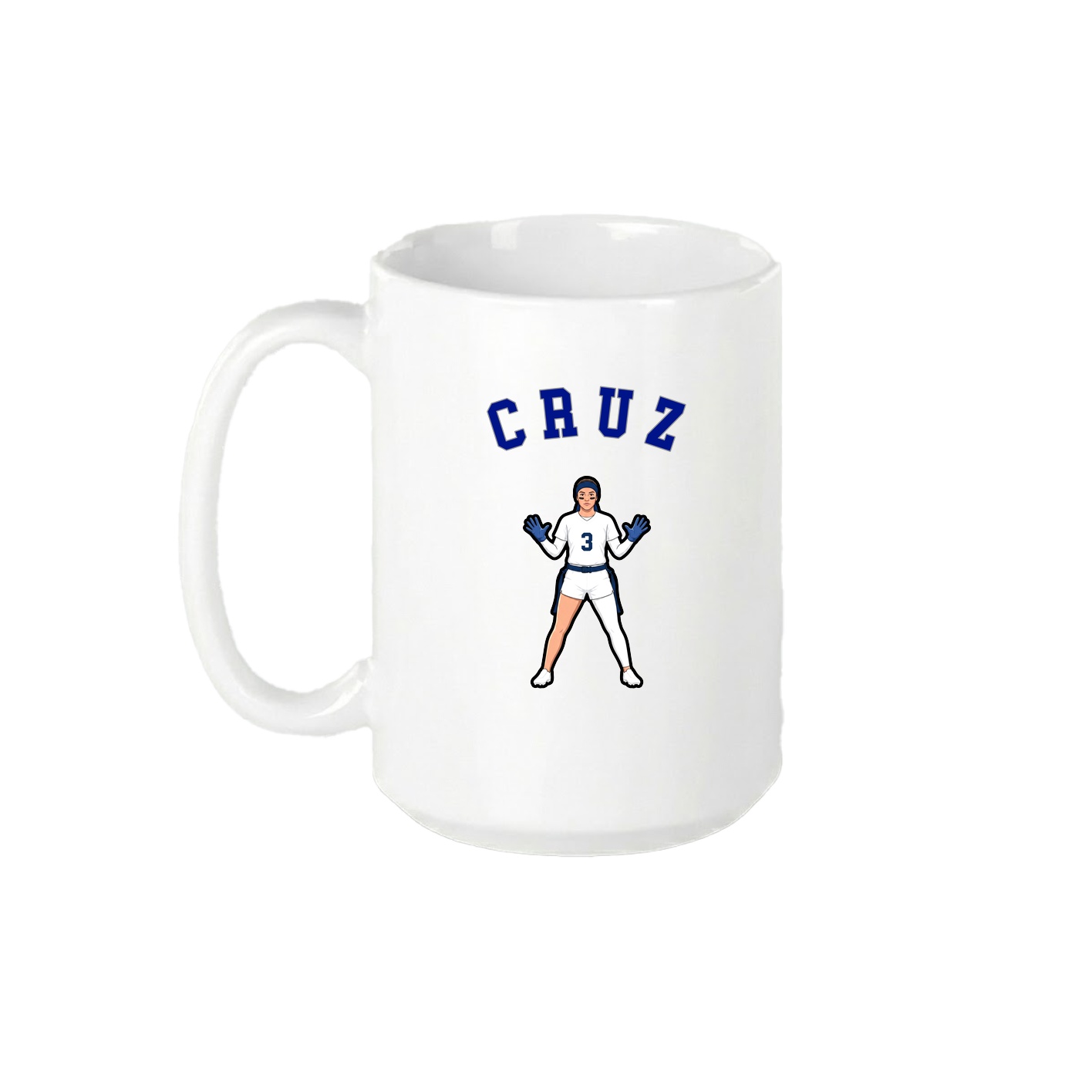 15oz Coffee Mug — Shirsey Arch in White
