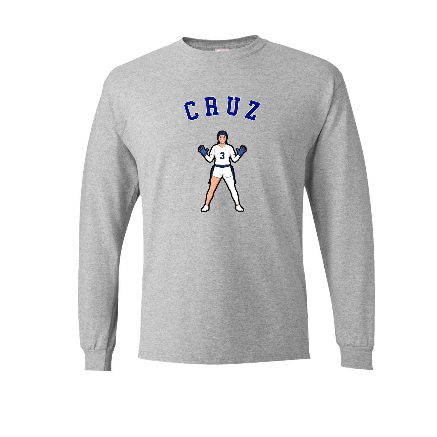Long Sleeve Tee — Shirsey Arch in Grey