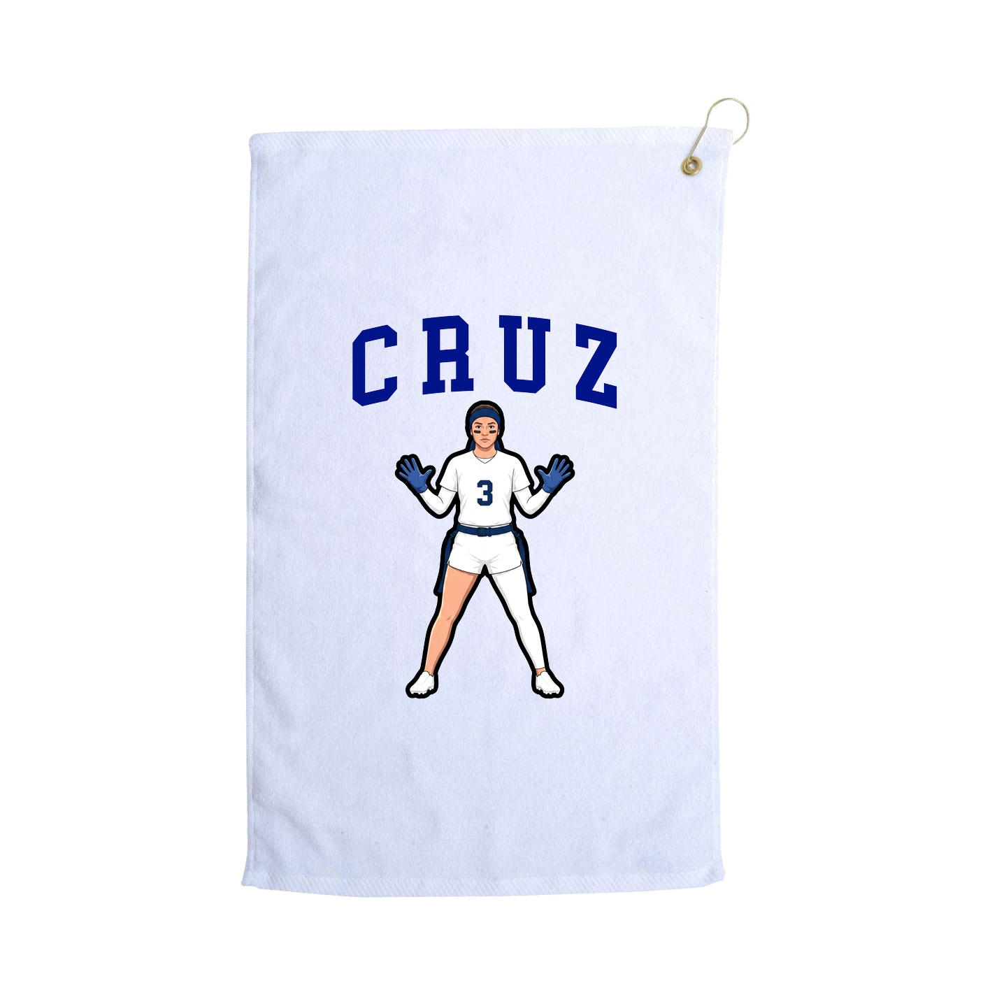 Golf Towel — Shirsey in White