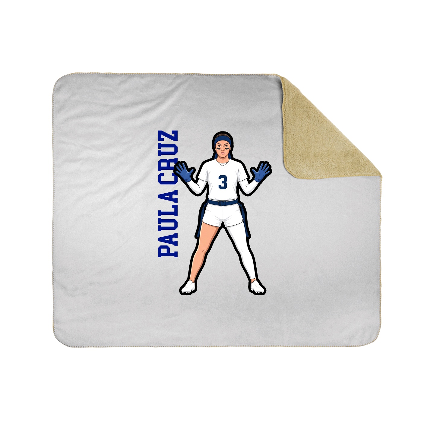 50x60 Sherpa Lined Throw Blanket
