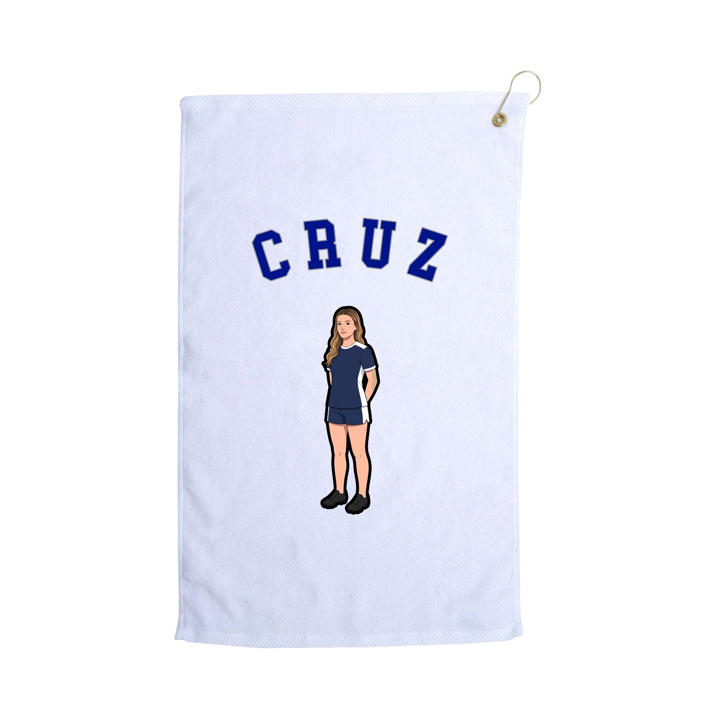 Golf Towel — Shirsey Arch in White