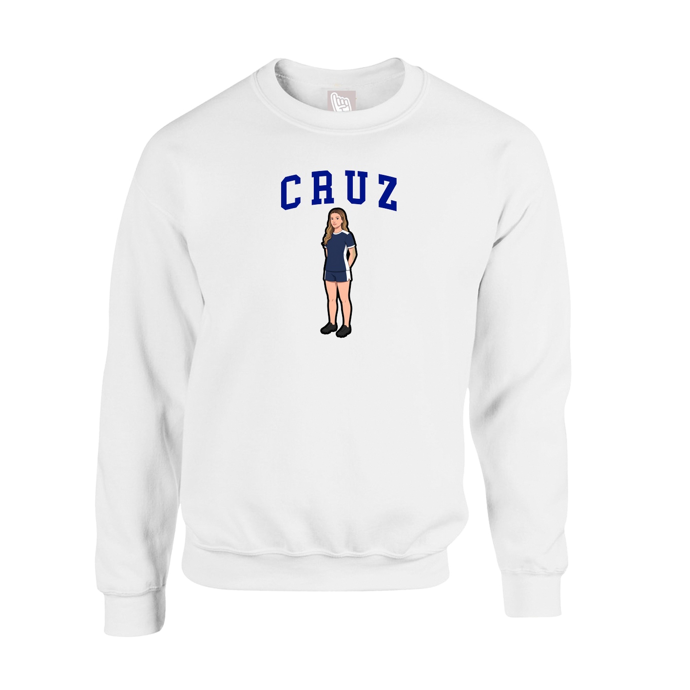 Fleece Crew — Shirsey in White