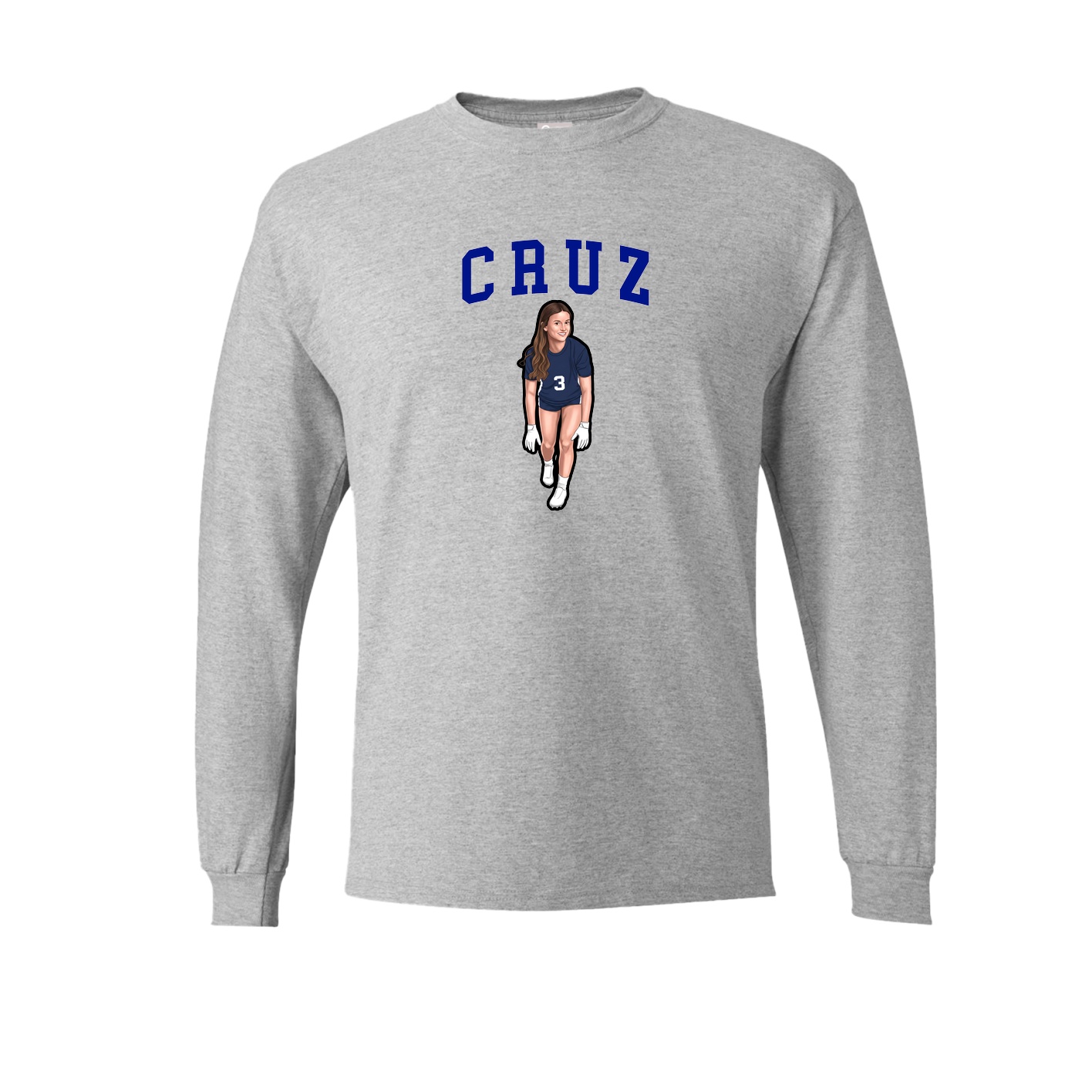 Long Sleeve Tee — Shirsey in Grey