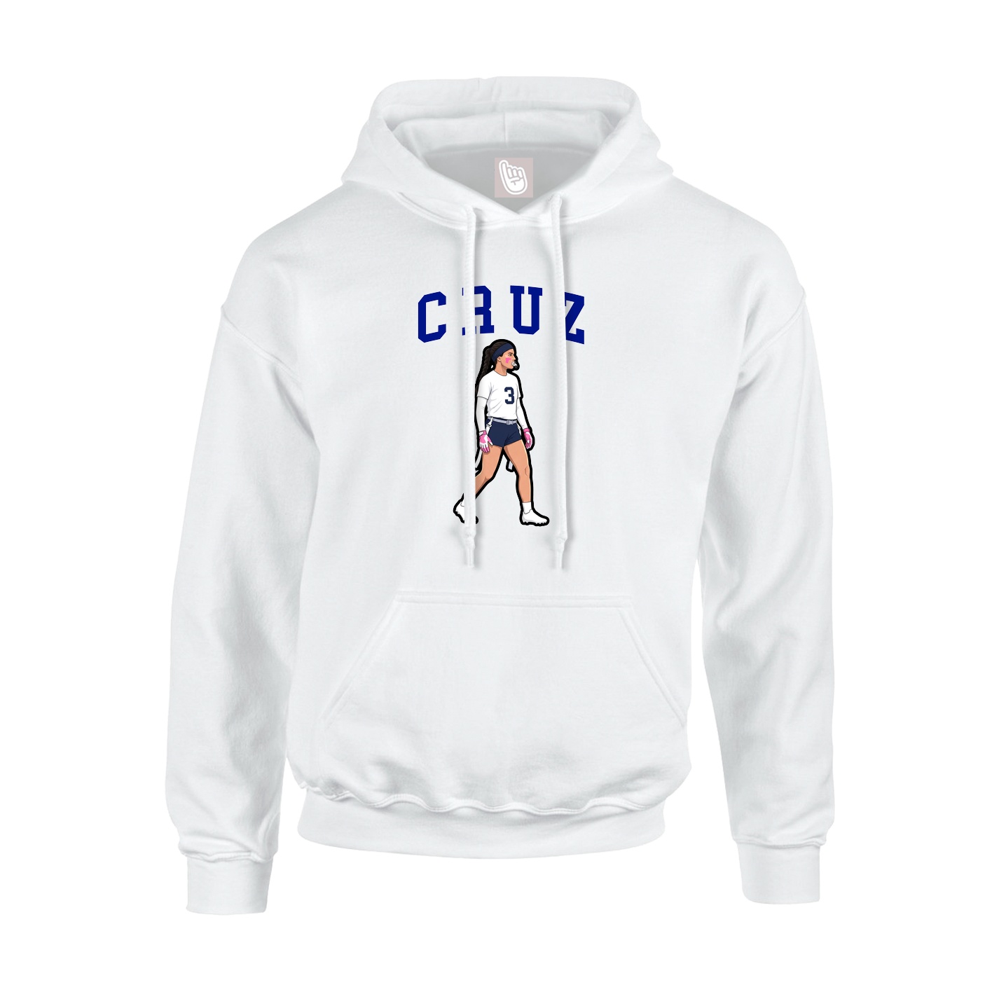 Hoodie — Shirsey in White