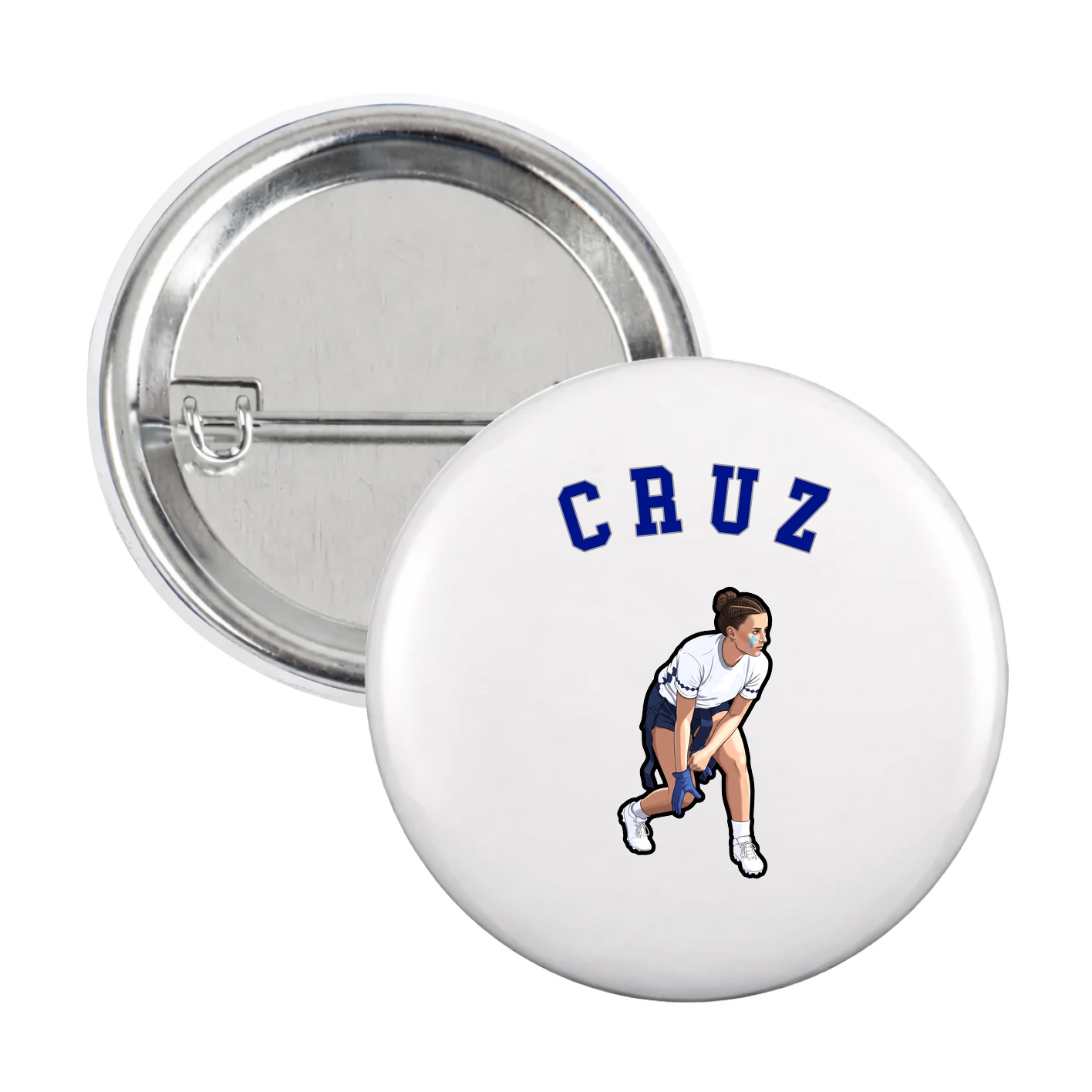 Game Day Button — Shirsey Arch in White