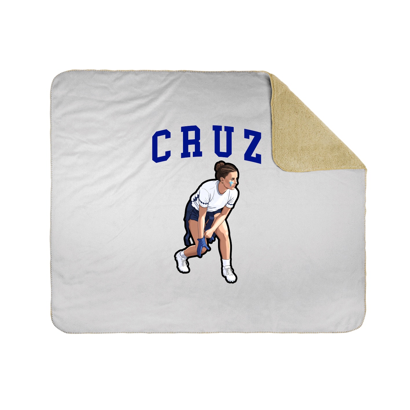 Throw Blanket — Shirsey in White