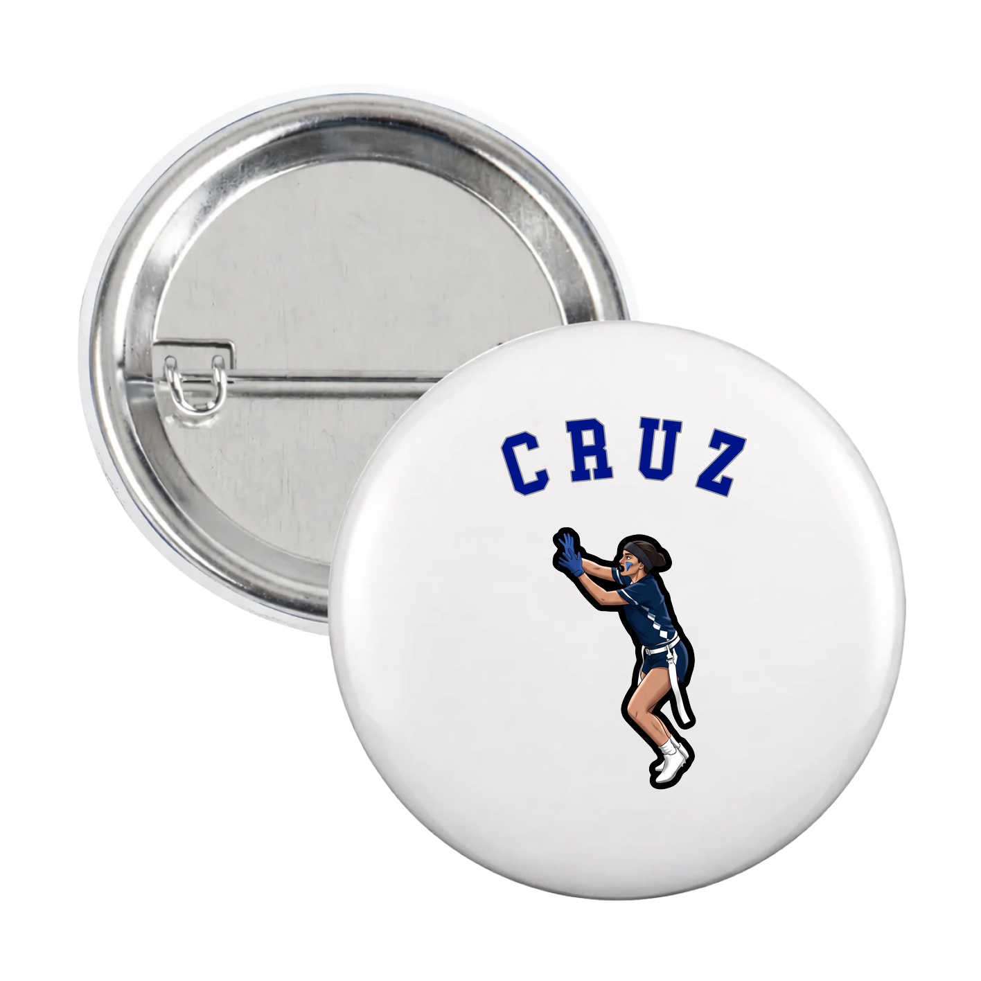 Game Day Button — Shirsey Arch in White