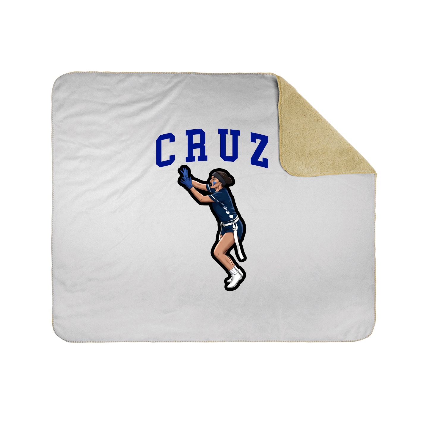 Throw Blanket — Shirsey in White