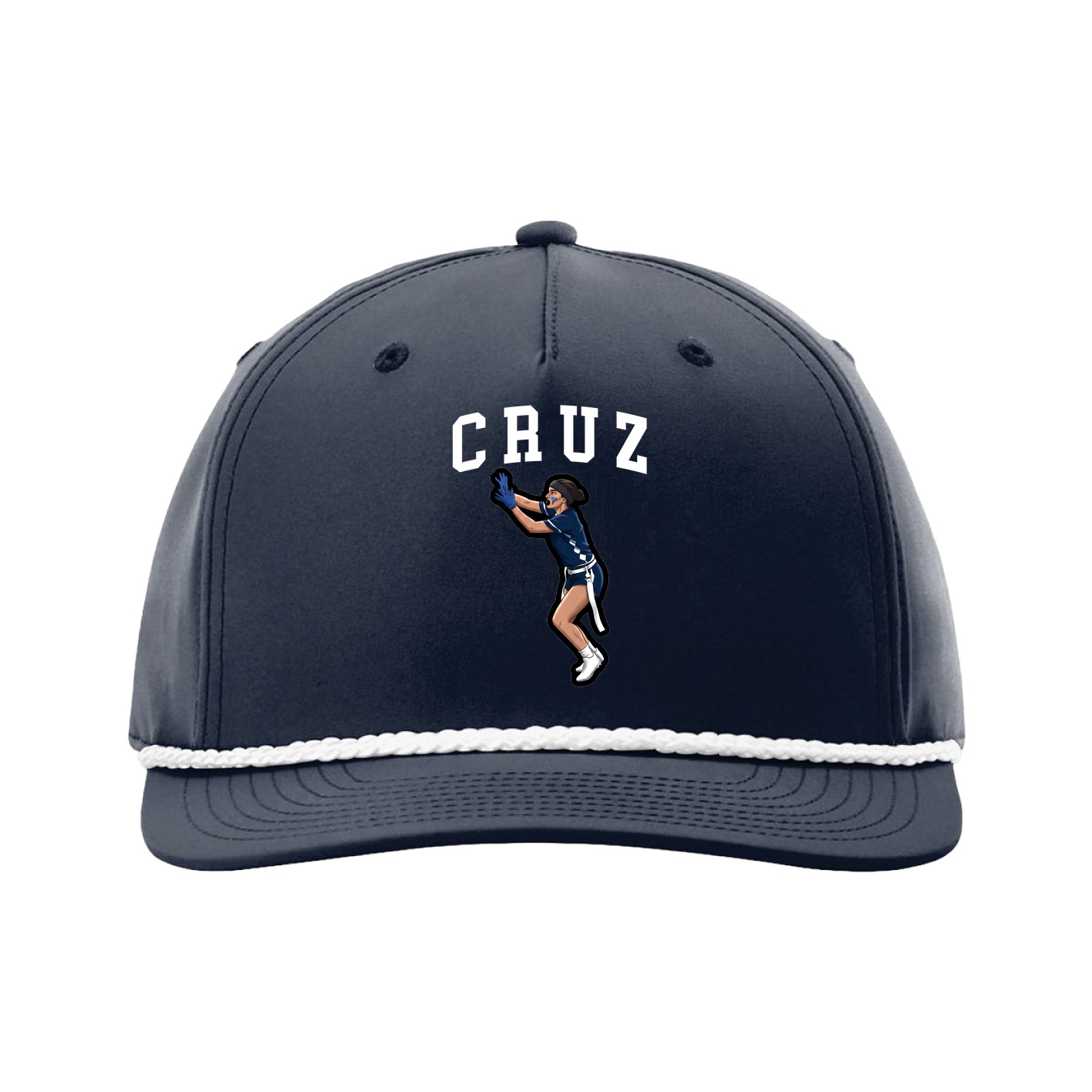 Five-Panel Classic Rope Cap — Shirsey in Navy