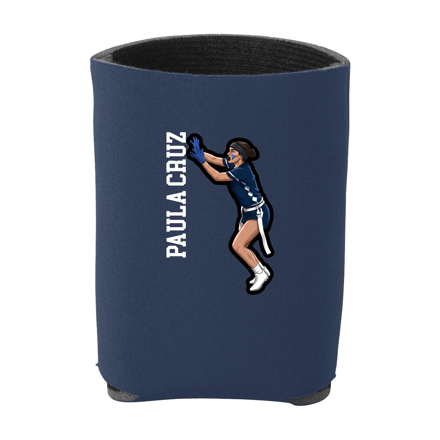 Can Holder — Name Vertical in Navy