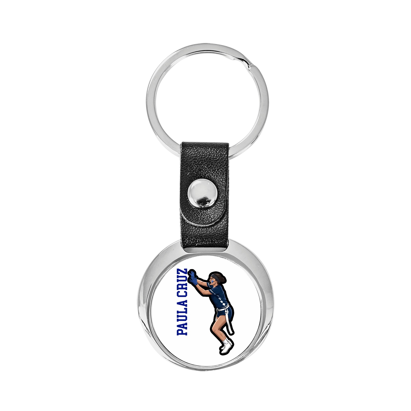 Key Chain — Name Vertical in Classic