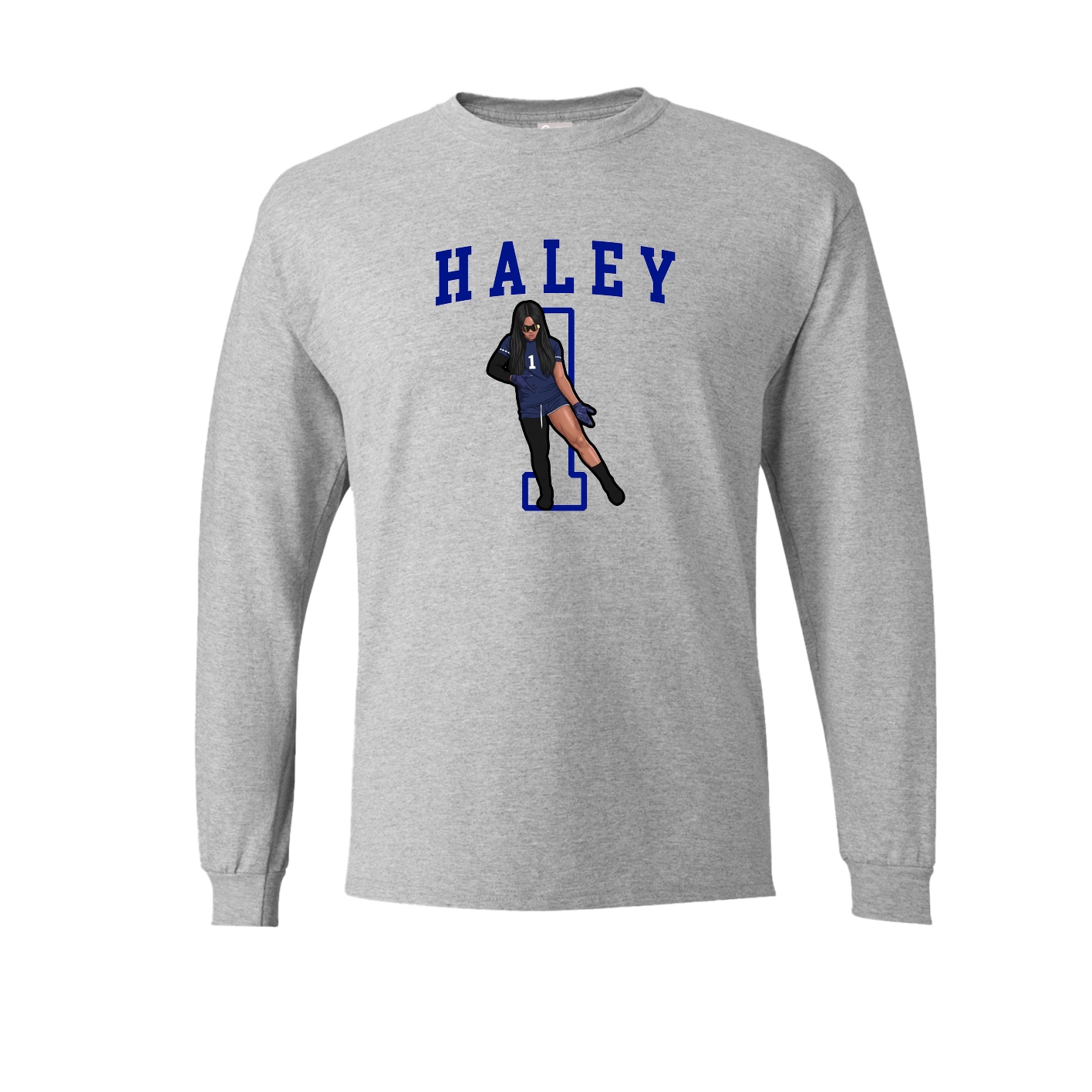 Long Sleeve Tee — Shirsey in Grey