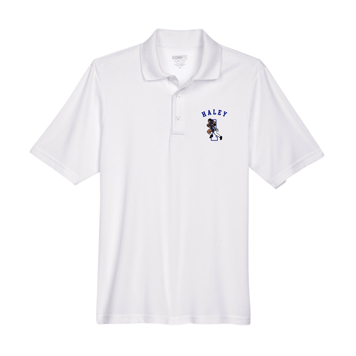 Performance Polo — Shirsey Arch in White
